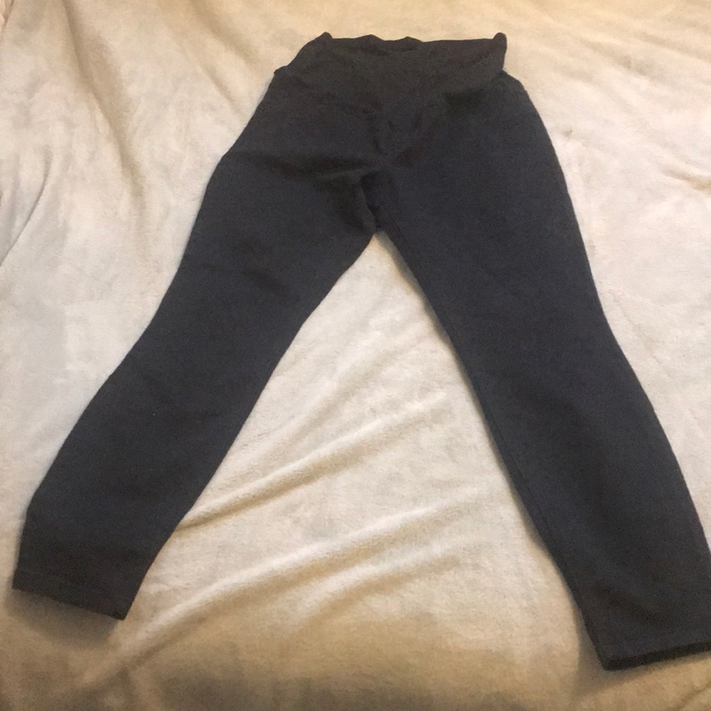 Black Maternity Skinny Jeggings - Large (12-14)